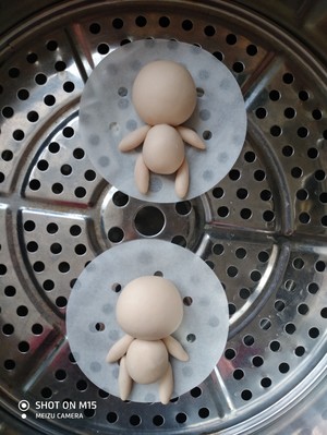 The practice measure of steamed bread of little younger sister of pig little younger brother and pig 4