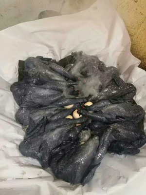 家庭で食塩水鶏を作る練習の動き6