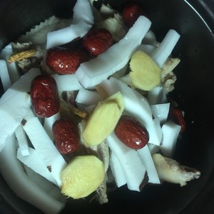 Qing Dynasty of chicken of Bao of coco of Guangdong beautiful soup is sweet goluptious practice measure 4