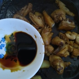The practice measure of yellow stew chicken 8