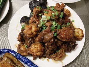 The practice measure of abalone stew chicken 13