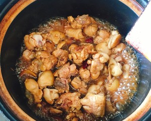 The practice measure of rice of yellow stew chicken 5
