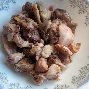 豚小腹のバオの鶏の実習6