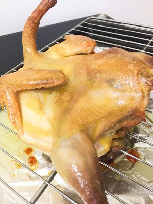 The practice measure of chicken of oven salt    6