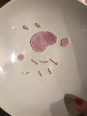 The practice measure of pink pig breakfast 1
