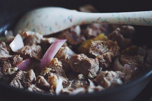 The practice measure of the tomato potato beef that stew 7