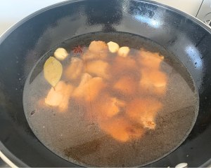 The practice measure of the chop of aubergine of tomato beans horn that stew 4