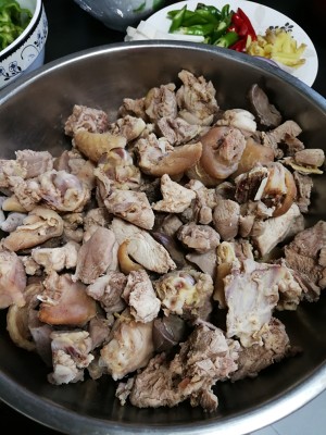 The practice measure of chicken of sweet hot dry pot 3
