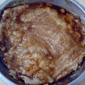 ニンニクは甘い2を焼く豚のスクラグの練習尺度です。> </li>  <li class = 