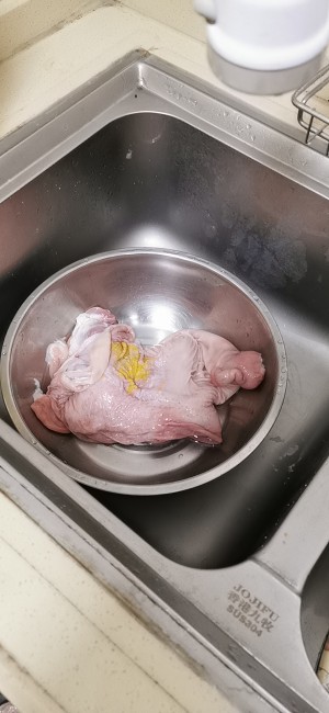 The practice measure of chicken of peppery pig abdomen 1