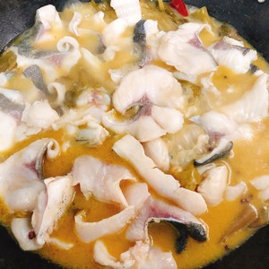 お湯を飲むことができる白菜漬けの魚の練習法8