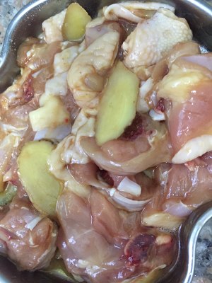The practice measure of chestnut Bao chicken 2