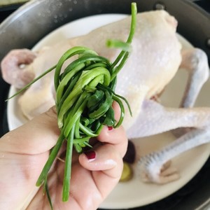 The practice measure of the steamed chicken that the novice also can make 2