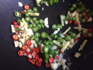 The practice measure of needle of sweet hot chicken 4