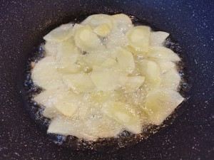 ピーマンポテトがハムエッグ2を炒めるという実習対策