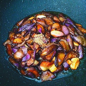The practice measure of oily stew aubergine 7