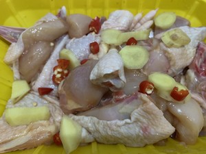 The practice measure of potato stew chicken 1