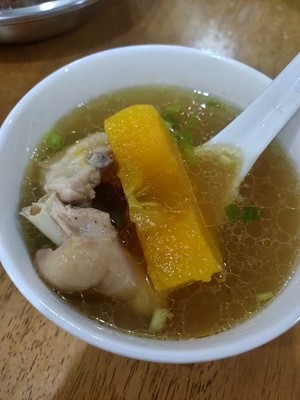 The practice measure of papaya bubble chicken 12