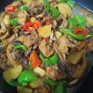 The practice measure of yellow stew chicken 14