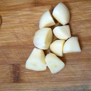 The practice measure of chicken of potato fourth stew 3