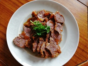 ソース牛は肉付きの良い子です~~（ソースを加える豚は肉とにがり卵の練習です）練習対策20