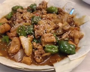 The practice measure of the ground boiler chicken of super go with rice 8
