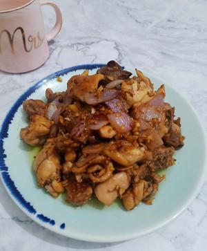 The practice measure that Sha Jiangsheng of Jiao Li tender * fries chicken outside 4