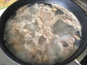 The practice measure of rice of yellow stew chicken 3