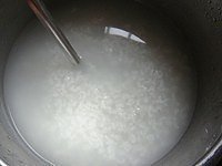 The practice measure of congee of lettuce of pig horizontal  Man  1