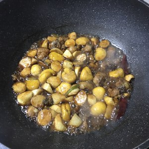 ? ? Chinese chestnut chicken: The Bao dish of super and super go with rice? ? practice measure 8