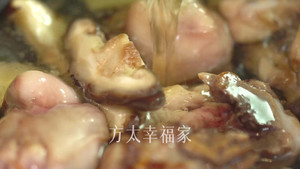 The practice measure that the daily life of a family contains rice of chicken of edition yellow stew 9
