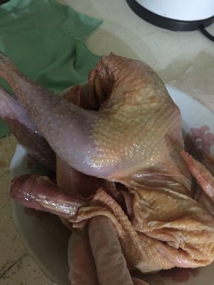 The practice measure of chicken of oven salt    2