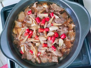 [Eat of beautiful small hutch reducing weight] the practice measure of beef of evaporate of apricot Bao stay of proceedings 9