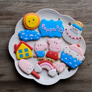 Darling people the practice measure of biscuit of frost of candy of series of the pig of admire of admire of cartoon film ~~ that loves most, pink pig 15