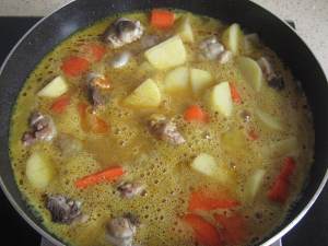 The practice measure of curry chicken 7