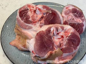 美しい豆のバオの豚のズオ Xiang Yu the Conquerorの眉毛（豚肉の脚の上部）<302小さなキッチン>練習法5 