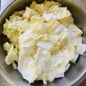The practice measure of smooth Chinese cabbage of vinegar of the daily life of a family 2