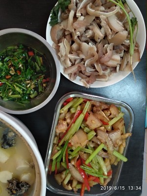 Dish of go with rice " ear of double flavour pig " practice measure 9