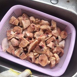The practice measure of chaffy dish chicken 1