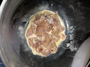 The practice measure that fries beef of gallinaceous sweet green pepper 2