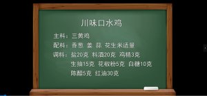The practice measure of chicken of plain flavour saliva 1