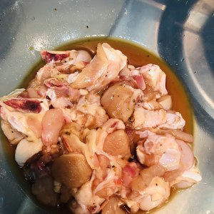 The practice measure of chicken of potato yellow stew 4