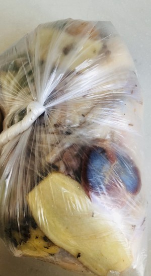 The practice measure of saline    chicken 3
