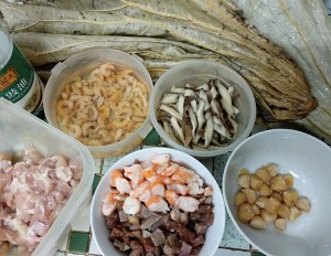 The practice measure of chicken of aromatic slippery polished glutinous rice 1