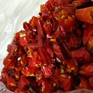 Hot pepper fries chicken (chicken of hot pepper of dry stir-fry before stewing) practice measure 2