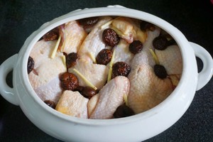 Xiangguキノコの鶏肉の蒸発量5
