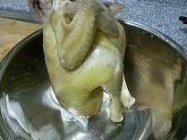The practice measure of the Hakkas salty chicken 5