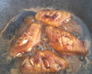 The practice measure of the wing in sweet juice chicken 4