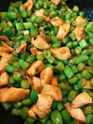 Zi like that fabaceous horn chicken is fourth " dish of go with rice " practice measure 8