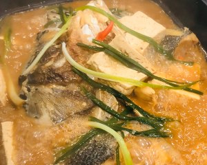 The practice measure of the piscine head bean curd that stew 9